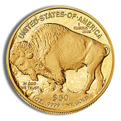 Impaired Gold Buffalo — reverse view