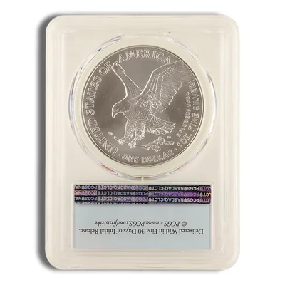 2022 Silver Eagle PCGS MS69 — reverse view