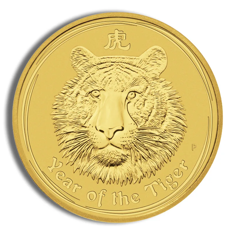 2010 1/4 oz Australia Gold Lunar Tiger BU - Series II — Gold bullion from Standard Bullion