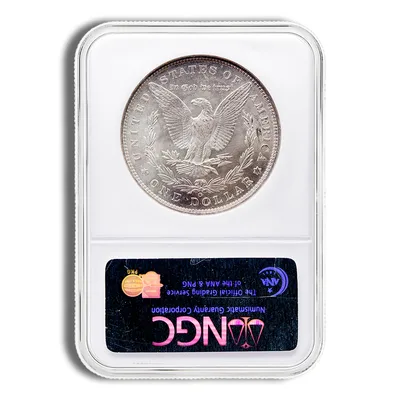 Pre-1921 Morgan Dollar - NGC MS66 (Toned) — reverse view