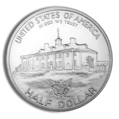 1982-S George Washington Silver Half Dollar - Proof — reverse view