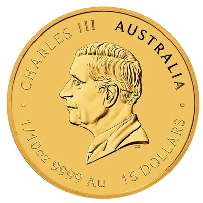 2027 1/10 oz Australia Gold Lunar Goat BU - Series III — reverse view