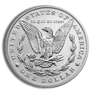 2021-D Morgan Dollar w/Box & COA — reverse view
