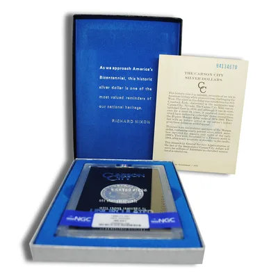 1884-CC GSA Morgan Dollar - NGC MS64+ — packaging view
