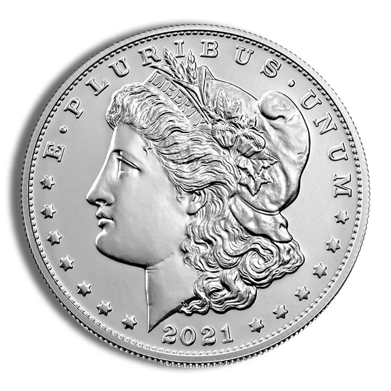 2021-S Morgan Dollar w/Box & COA — Silver bullion from Standard Bullion