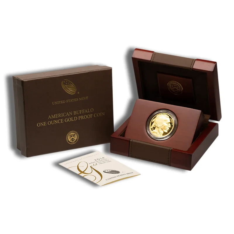 2014-W 1 oz Proof Gold Buffalo (w/Box & COA) — Gold bullion from Standard Bullion