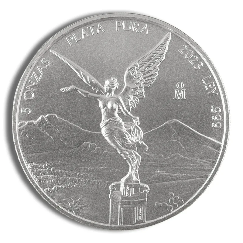 2023 5 oz Silver Mexican Libertad - BU — Silver bullion from Standard Bullion