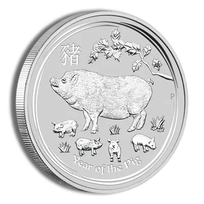 2019 Kilo Australia Silver Lunar Pig BU - Series II — packaging view