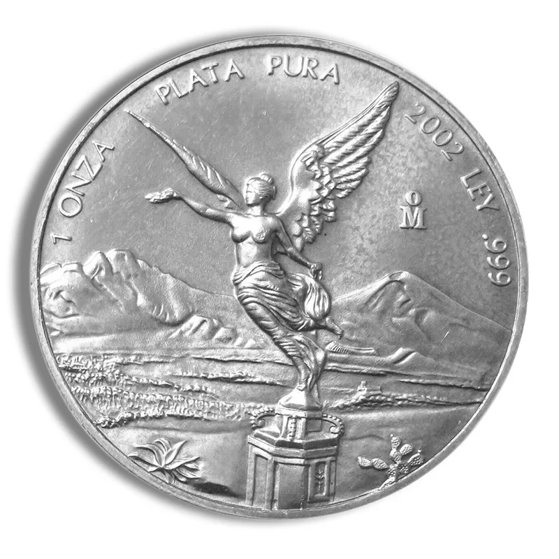 2002 1 oz Silver Mexican Libertad - BU — Silver bullion from Standard Bullion