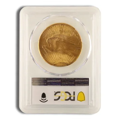 $20 Gold Saint-Gaudens Double Eagle - PCGS MS66 — reverse view