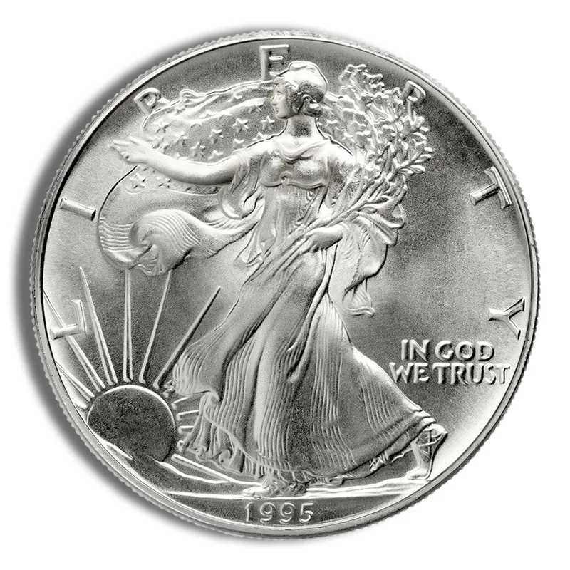 1995 Silver American Eagle - BU — Silver bullion from Standard Bullion
