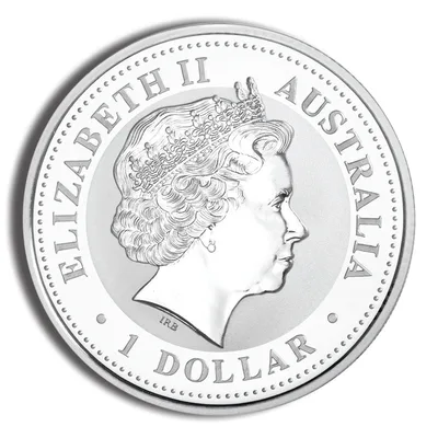 2003 1 oz Australia Silver Lunar Goat - BU - Series I — reverse view