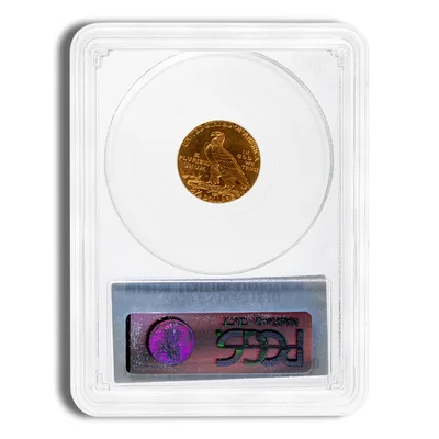 $2.5 Gold Indian Quarter Eagle - PCGS MS65 — reverse view