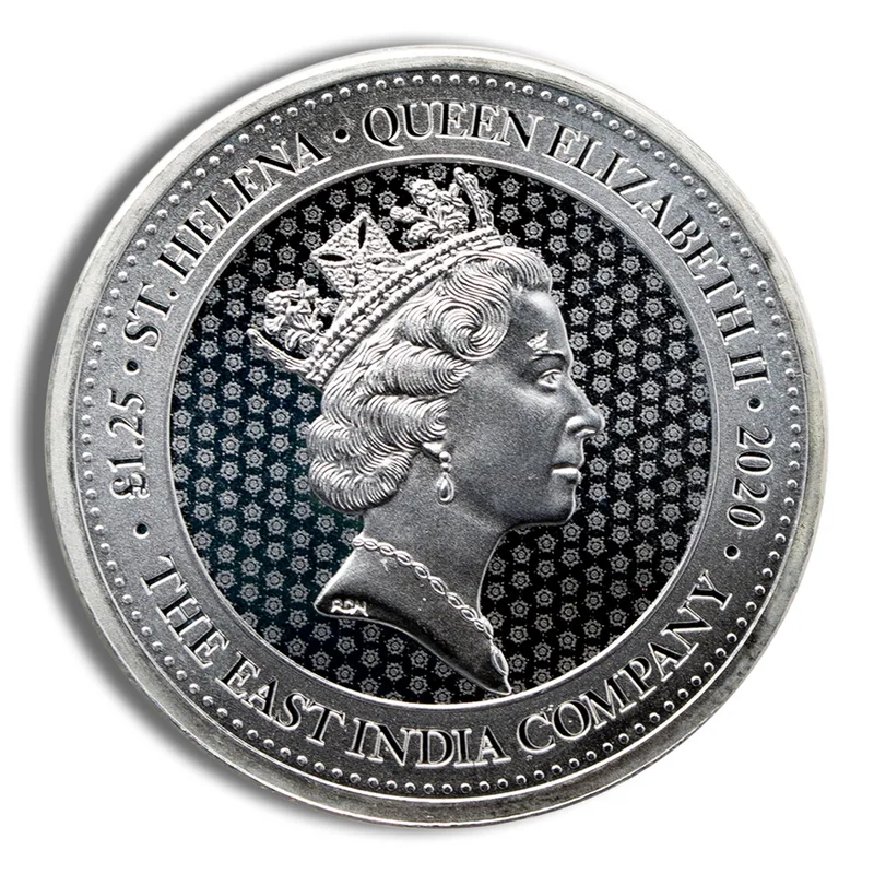 1.25 oz St. Helena Rose Crown Silver Coin (Year Varies) — Silver bullion from Standard Bullion