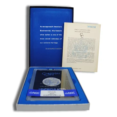 1878-CC GSA Morgan Dollar - NGC MS63 — packaging view