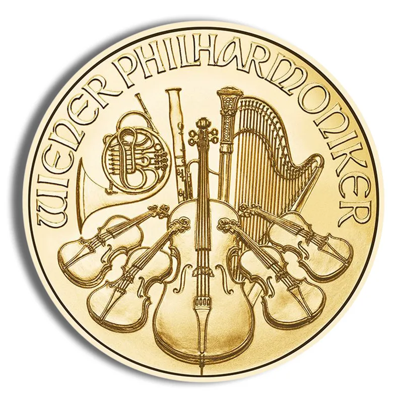 1/10 oz Austrian Philharmonic Gold Coin (Year Varies) — Gold bullion from Standard Bullion