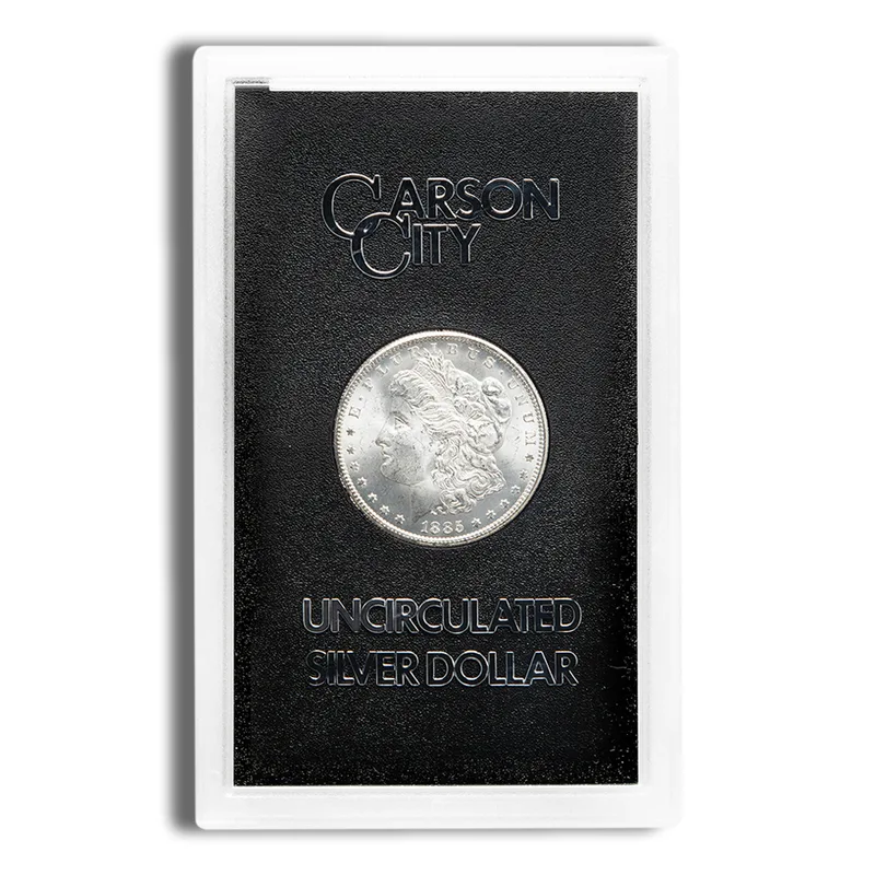 1885-CC GSA Morgan Dollar w/Box & COA — Silver bullion from Standard Bullion