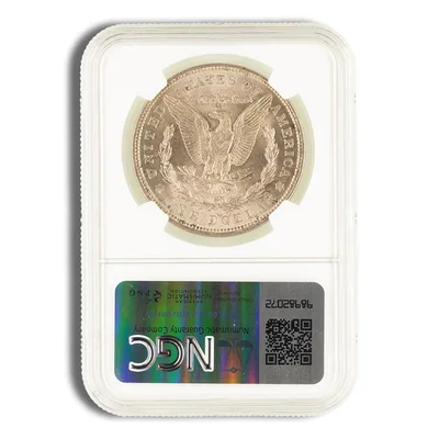 1921 Morgan Dollar - NGC MS63 (Toned) — reverse view