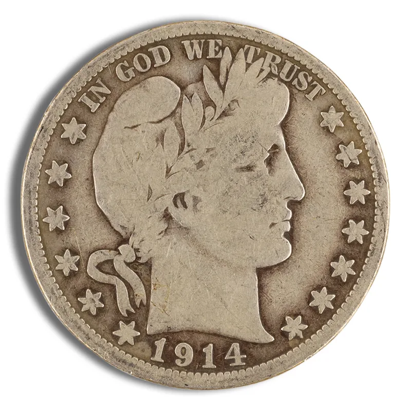 <body> FV 90% Silver Barber Half Dollars - F — Silver bullion from Standard Bullion