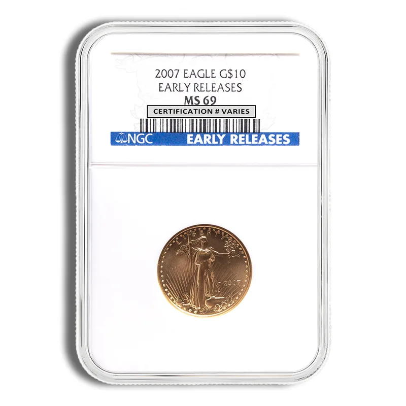 2007 1/4 oz Gold Eagle <body>0 NGC MS69 — Gold bullion from Standard Bullion