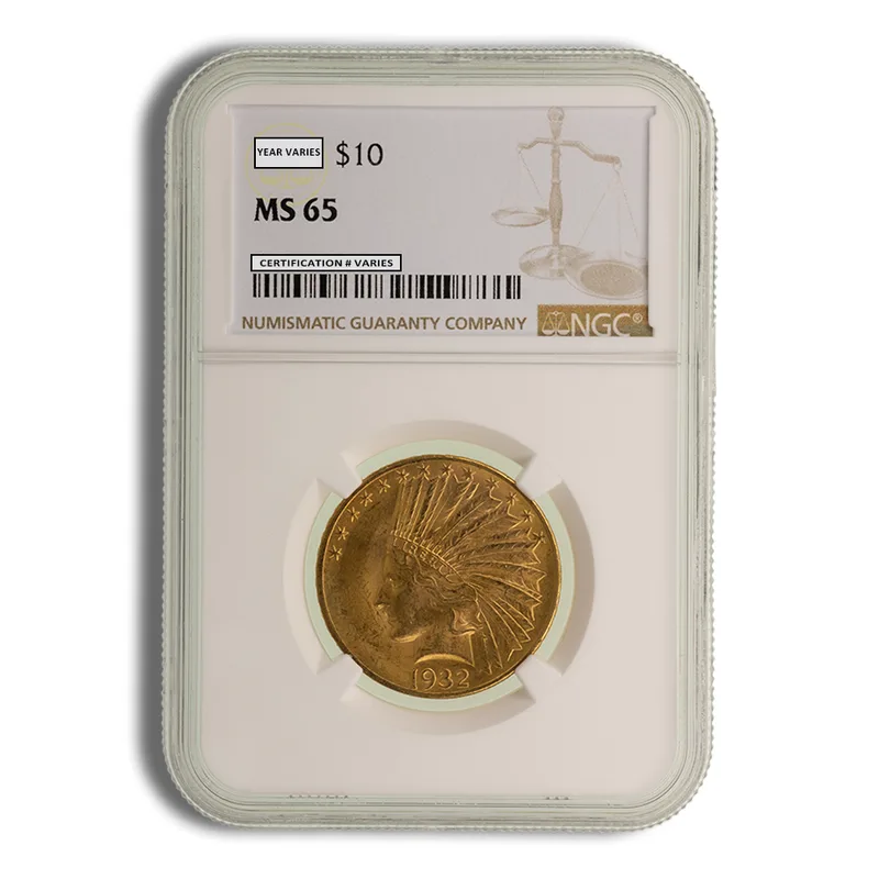 <body>0 Gold Indian Eagle - NGC MS65 — Gold bullion from Standard Bullion
