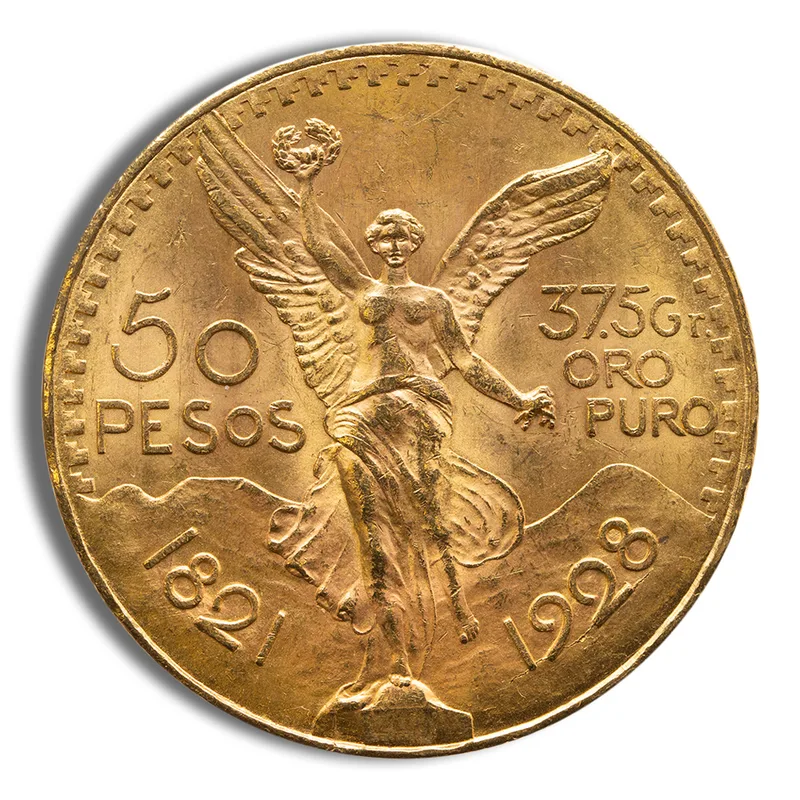 1921 Mexico Gold 50 Peso - VF/XF — Gold bullion from Standard Bullion