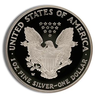 2005-W Proof Silver Eagle with Box & COA — packaging view