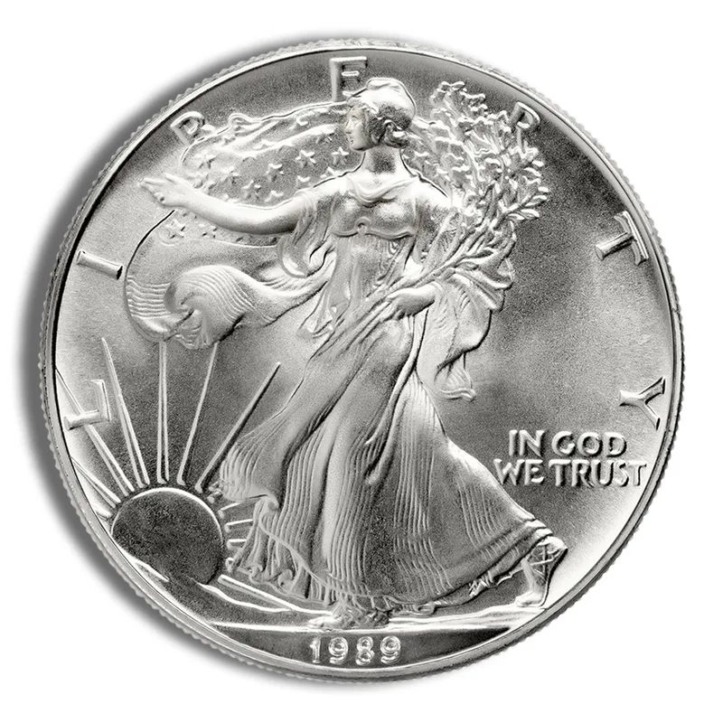 1989 Silver American Eagle - BU — Silver bullion from Standard Bullion