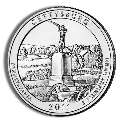 2011-P 5 oz ATB Gettysburg Silver Coin NGC SP70 — packaging view