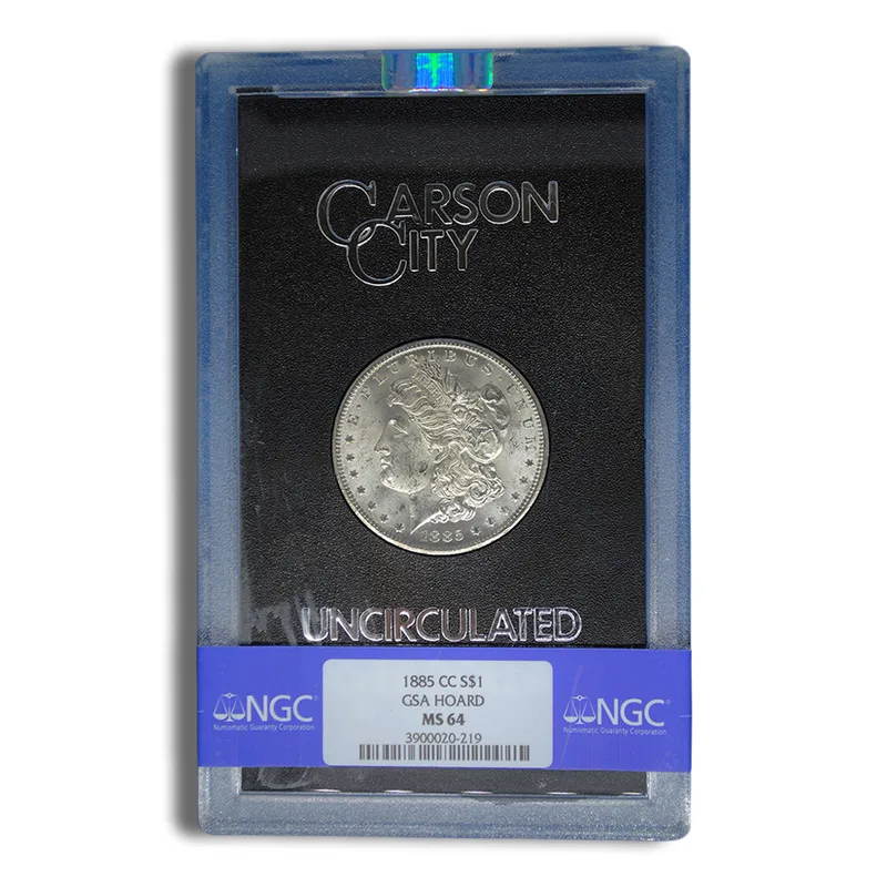 1885-CC GSA Morgan Dollar - NGC MS64 — Silver bullion from Standard Bullion