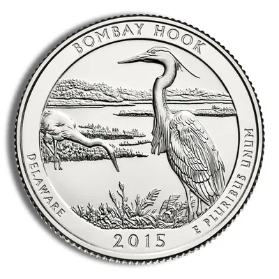 2015-P 5 oz ATB Bombay Hook Silver Coin NGC SP70 — packaging view