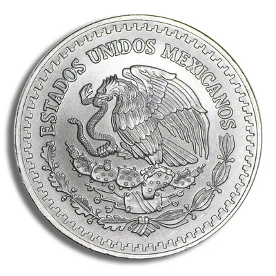1994 1 oz Silver Mexican Libertad - BU — reverse view