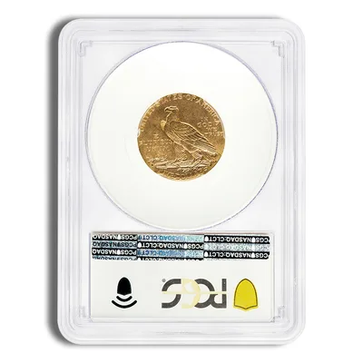 $5 Gold Indian Half Eagle - PCGS MS64 — reverse view