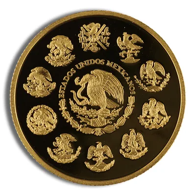 2022 1 oz Mexican Gold Libertad - Proof — reverse view