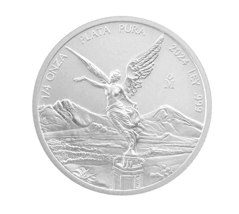 2024 1/4 oz Silver Mexican Libertad - BU — Silver bullion from Standard Bullion