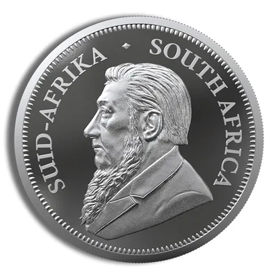 1 oz Silver Krugerrand - BU (Year Varies) — reverse view