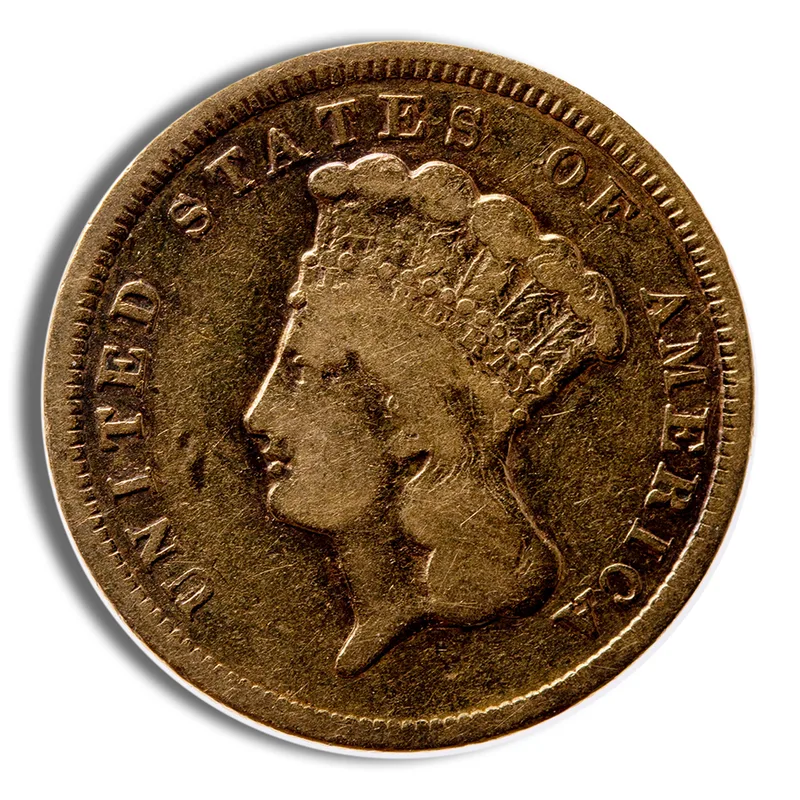 $3 Gold Princess - Cleaned/Low Premium — Gold bullion from Standard Bullion