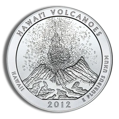 2012 5 oz ATB Hawaii Volcanoes Silver Coin NGC MS69PL — packaging view