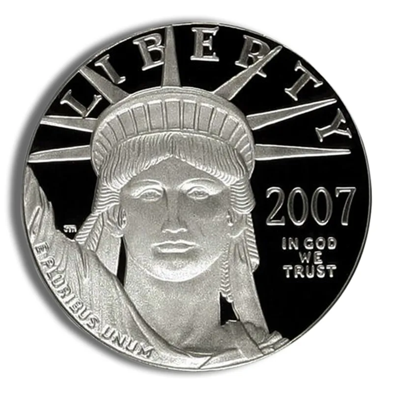 2007-W 1/10 oz Burnished Platinum Eagle <body>0 (Cap Only) — Platinum bullion from Standard Bullion