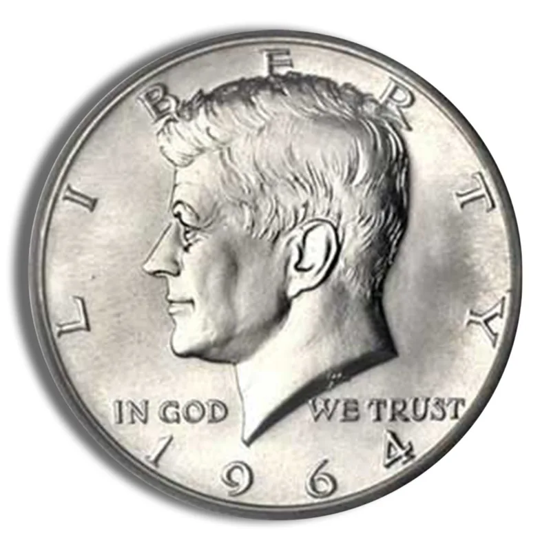 <body> FV 90% Silver 1964 Kennedy Half Dollars - AU — Silver bullion from Standard Bullion
